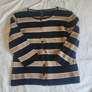INC International Concepts Brand Woman’s Striped Cardigan